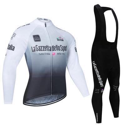 Herbst Giro d'Italia Radsport Trikot Herren Radsportbekleidung Set Langarm Trikots Mtb Atmungsaktiv Fahrradbekleidung