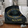 Warnermedia (19) Personalized Name Blanket Cozy Personalized Blanket Soft Warm Cozy Suitable for Sofa Bed Living Room Couch Four Seasons Multipurpose