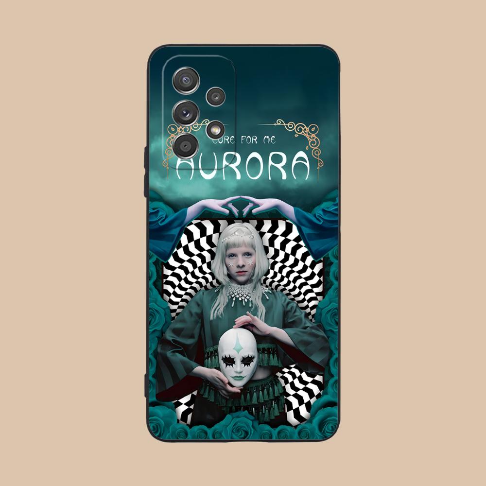 Aurora Aksnes Matte TPU Mobile Phone Case for Samsung Galaxy A56 55 54 53 52 51 36 35 34 23 16 15 5G Colorful Cover