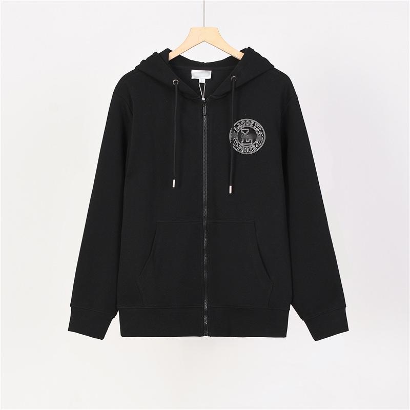 Trendy Unisex Embroidered Zipper Hoodie Cardigan: Casual Versatile Fashion