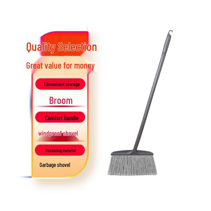 Windproof Broom and Dustpan Set