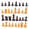 Chess Pieces Only PS Plastic Replacement   Chessmen Figurine Pieces 49mm Height King for Party Relaxing(Black White )