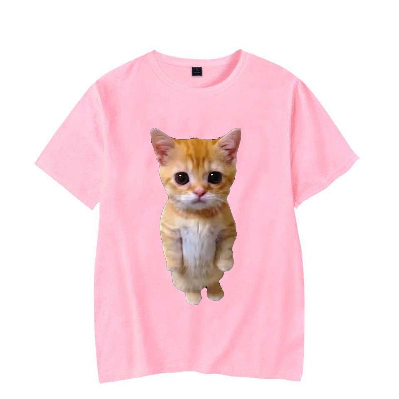 Funny Cat 3D Print Women Casual T-Shirt Women Men Summer Harajuku T Shirts Girl Boy Casual Fashion Clothes