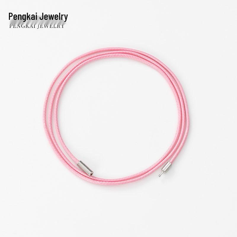 3.0 Encrypted Handmade Waxed Leather Necklace Cord - Pendant and Jewelry Accessory for Men and Women