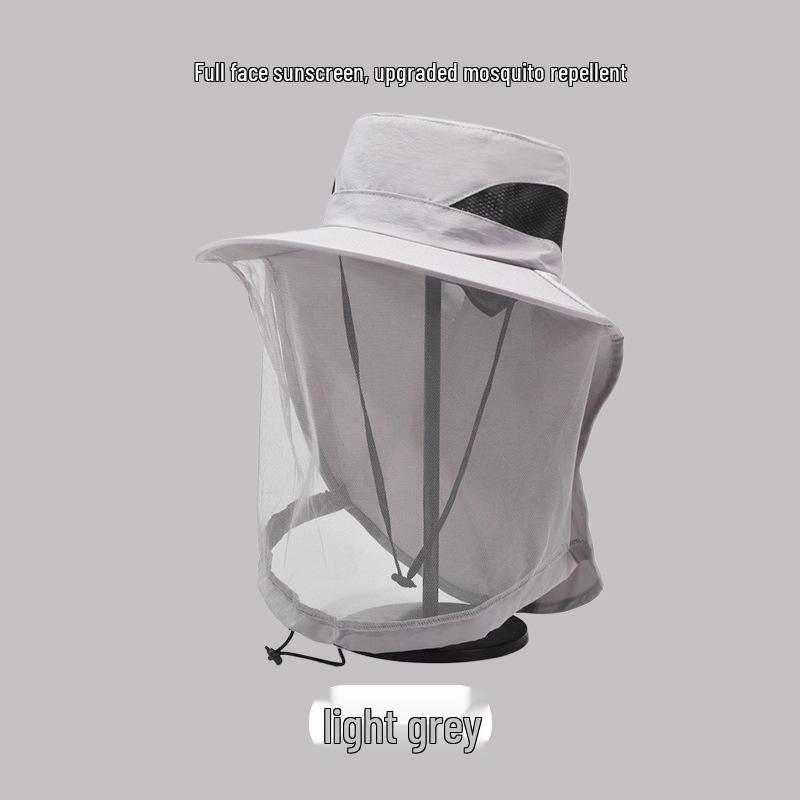 Waterdichte, UV-beschermende outdoorzonnehoed voor dames en heren – zomerse vis- en fietshoed met gezichts- en nekbescherming