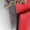 [Pre-Owned] Interlocking Double G Logo Litchi Grain Leather Shoulder Crossbody Bag - Very Good #1PMAIVT