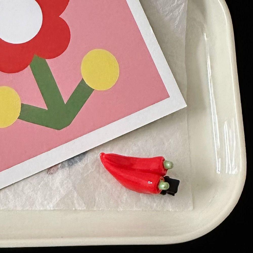 Cauliflow Food Side Bangs Clip Mini Funny Barrette Fashion Vegetable Hair Clip  Daily