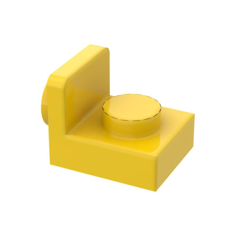 10PCS 36840 1x1 Side Bump Plate 2 Holes On the opposite side Block Moc Works With featuring Brick DO IT YOURSELF Kits