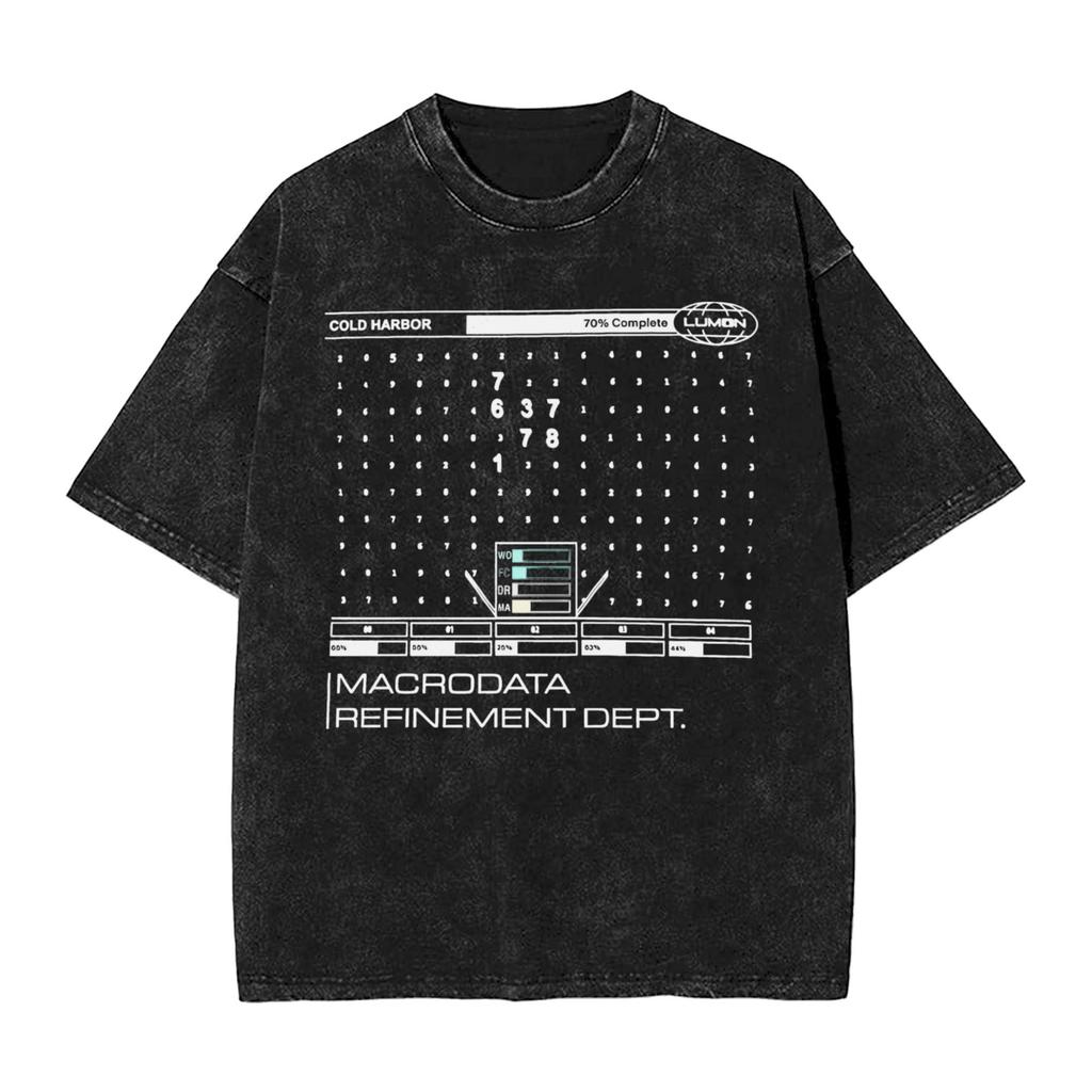 Mens T Shirt Defiant Jazz Severance Tv Show Washed T Shirts Harajuku  Summer Tee Shirt Streetwear Cotton Tops Plus Size 2xl