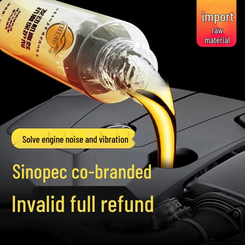 Car Engine Restorer & Protector: Anti-Wear Oil Additive for Blue Smoke, Noise, Vibration & Oil Burning Reduction.