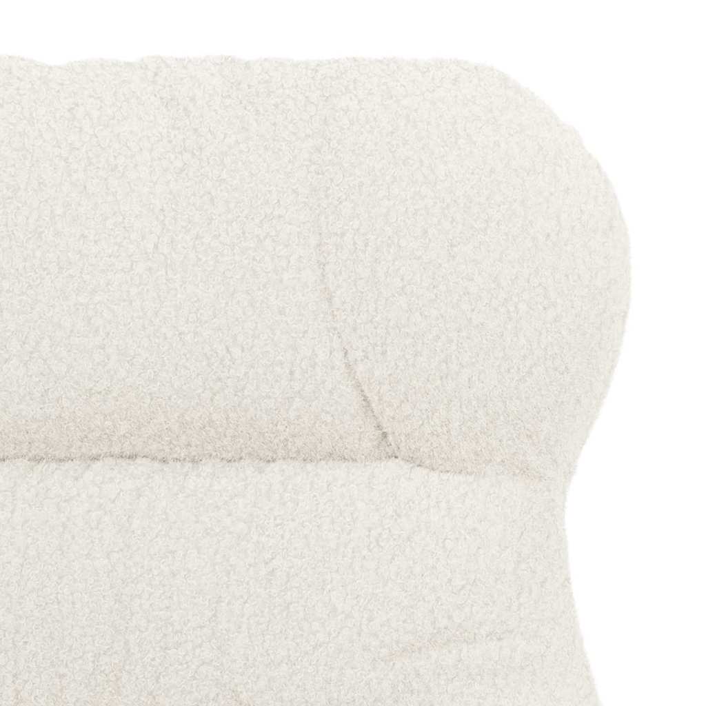 Cream Armchair 69 x 74 x 93 cm Sherpa Fabric