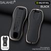 Car Key Case Cover Shell For Porsche Panamera Spyder Carrera Macan Boxster Cayman Cayenne 911 970 981 991 Keychain Accessories
