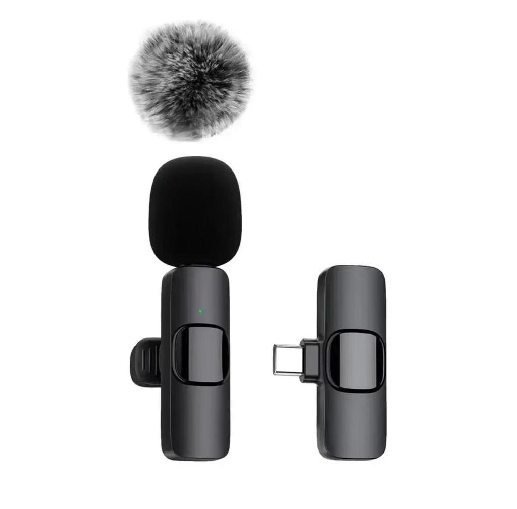 Wireless Lavalier Microphone for Phone: Mini Outdoor Recording & Live Broadcast with Noise Reduction