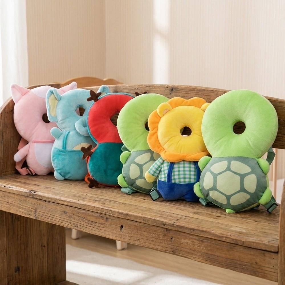 Cartoon Bbay Head Protection Cushion Animal Infant Head Protector Walking