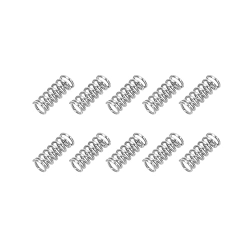 

PATIKIL Compression Springs, 0.3x2x5mm, 304 Stainless Steel, Mechanical Extension Springs for Tools, DIY Projects, and Repairs, 10 Pieces