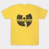 Asian Size Cotton Unisex Tshirt Print T-shirt Vintage Look Wu Tang Clan T-shirt No-Cut Print Regular Fit
