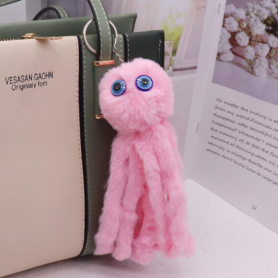 

Cute Plush Octopus Bag Charm & Keychain - Cartoon Doll Ornament & Gift 18 cm Octopus