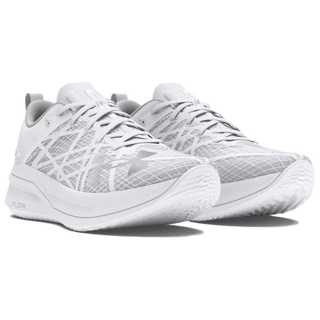 Under Armour VELOCITI PRO Abrasion Resistant Abrasion Resistant Low top Running Shoes Unisex White Gray 3027560-105