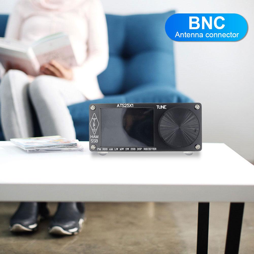 ATS25X1 Full-Band DSP Radio Receiver FM/LW/MW/SSB Receiver Si4732 Chip Digital Radio 2.4inch Touch Screen Built in Battery