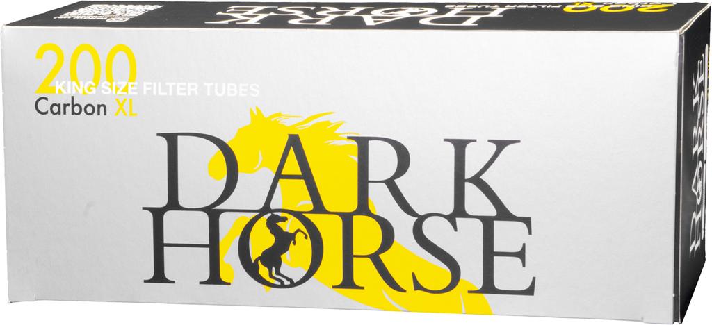 Gilzy Papierosowe Dark Horse Carbon Extra Long White 200Szt X10
