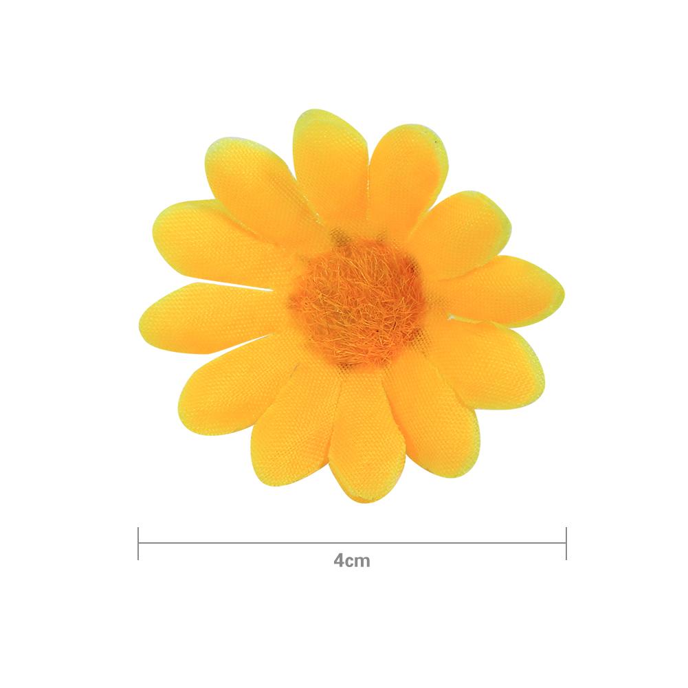 Gänseblümchen-Blütenköpfe 11 Farben Künstliche Gerbera-Gänseblümchen Stoffblumen Hochzeitsfeier Dekoration Bastelblumenköpfe