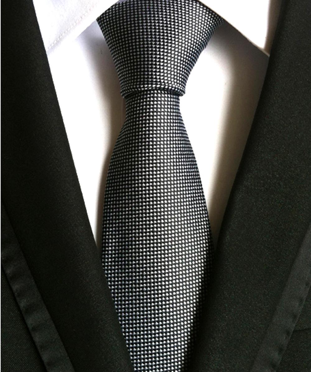 

Мужской полосатый галстук из полиэстера 8 см - Деловой профессиональный стиль