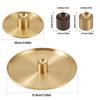 Elegant Brass Incenses Stick Burners with Ashes Catchers Tray for Meditation Home Decors Incenses Cones Holder Set