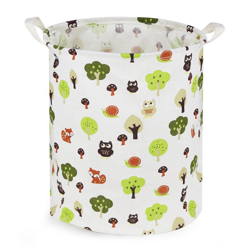 Nordic Fabric Foldable Laundry & Toy Storage Basket Standard