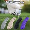 Golf Tee Holder Portable Golf Tee Storage Organizer Holds 9 Tees Plastic Golf Tee Carrier Golfing Accessory for Men Women