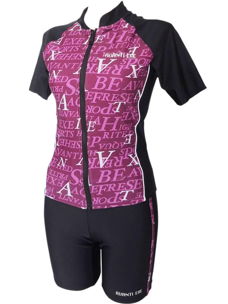 

Фитнес Шорты Большой Верх и Низ 11Л [AQUAFAIRY] Женский Купальник, Раздельный, Формирующий фигуру, Рукава, Молния, Размер, Комплект, NS80332-PK,