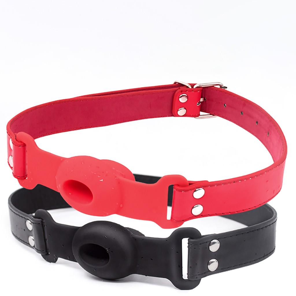 Slave Silikon Munnplugg Gag BDSM Fetish Mouth Restraints SM Toy