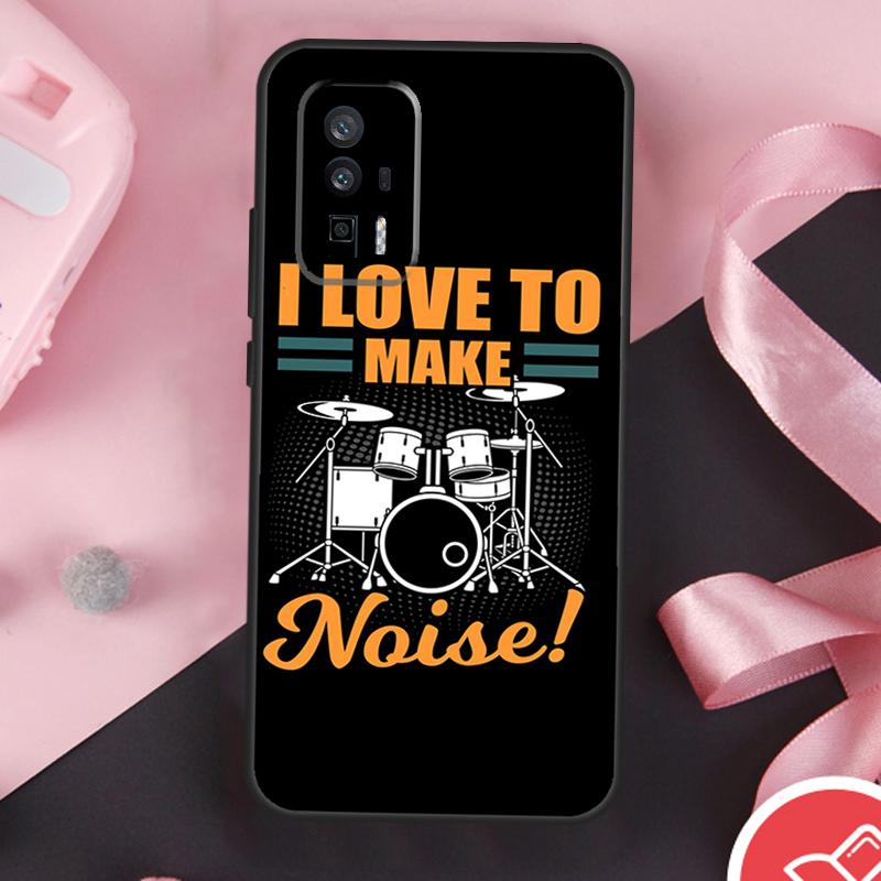 

Drum Drummer Music DJ Case For Xiaomi 15 Ultra Mi 13 14 11T 12T 13T 14T Pro POCO F7 F5 F6 X3 X5 X6 X7 Pro Cover POCO F7