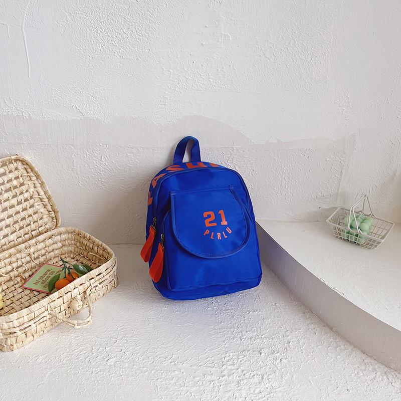 Stylish Korean Design Lightweight Canvas Backpack For Preschool Kids With Breathable Features