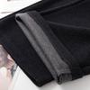 Pants for Women Plus Size Thickened Stretchy Elastic High Waist Long Trousers Solid Colour Fleece Casual Wide Leg Pants