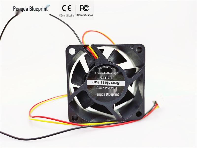 Pengda Blueprint 12V Computergehäuse Lüfter mit Doppelkugellager FG Geschwindigkeitsmessung (9025, 9225, 8025, 7025, 6025)