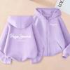 Cardigan Felpa con Cappuccio e Zip per Bambini Felpa Stile Ragazzi Ragazze 3-12 Anni Marca Top Sportivo Moda Casual Affascinante Ampio Cappotto Vestiti