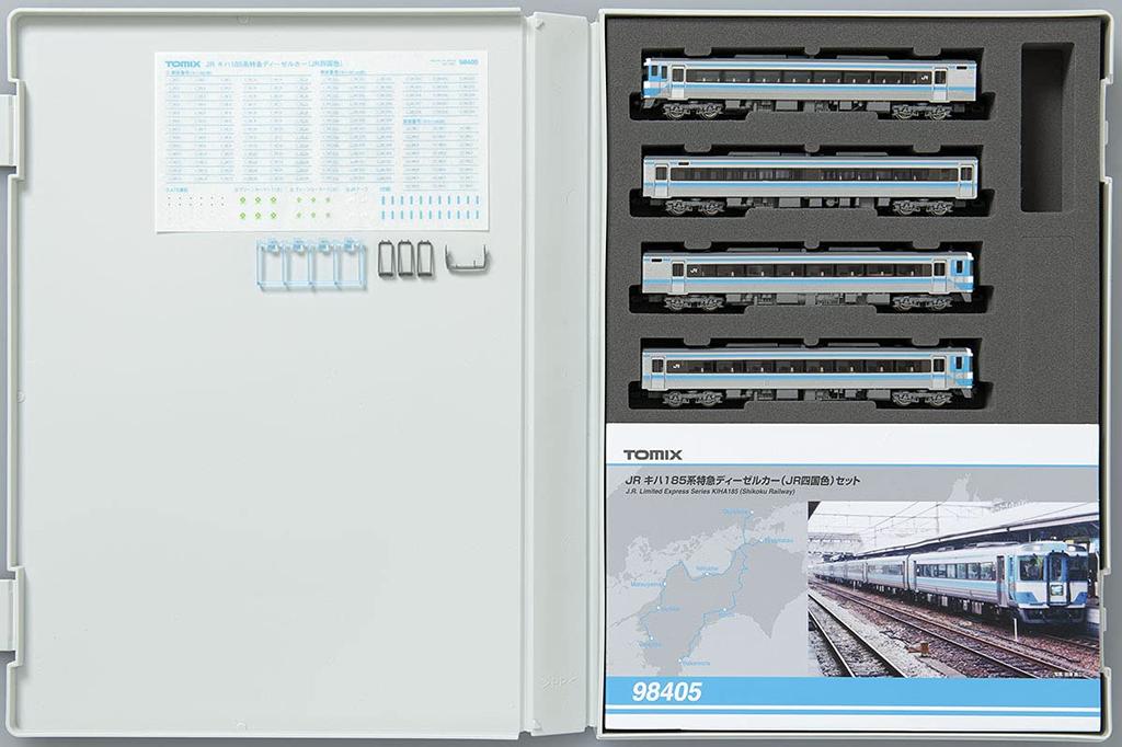 TOMIX N Gauge Kiha 185 Series Express Diesel JR Shikoku Basic Set of 4 Model Diesel Car Car, Color, Cars, 98405, Train,