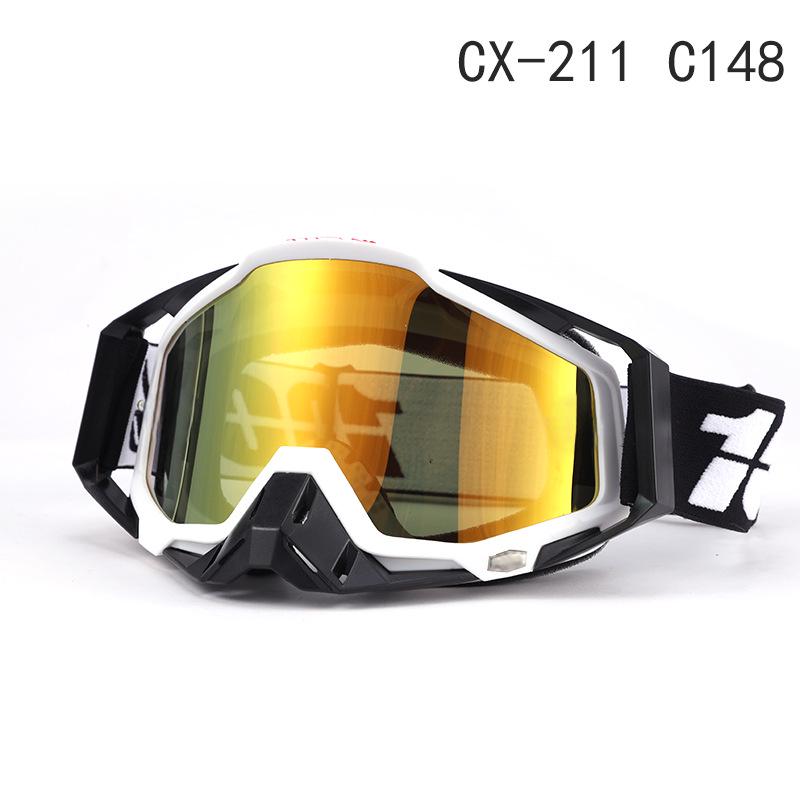 Gafas de Moto y Esquí a Prueba de Viento Transfronterizas: 100% Todoterreno, Equitación al Aire Libre y Protección para Descenso