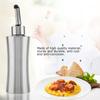 250ml Stainless Steel Oil Bottle Leak Proof Sauce Vinegar Bottles Kitchen Dispenser(A)