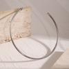 Simple Open Circle Choker Necklace for Women Trendy Gold Color and Silver Color Ladies Collar Accessories 2026 Fashion Jewelry
