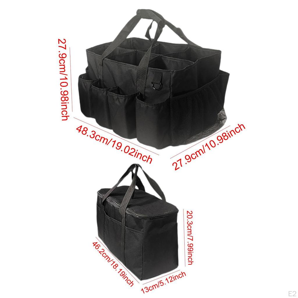 Cleaning Supplies Tote Multifunctional Tool Bag Supply Organizer for Carpenter