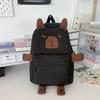 Plush Doll Keychain Cartoon Animal Daypack Nylon Large Capacity School Bag  Friends