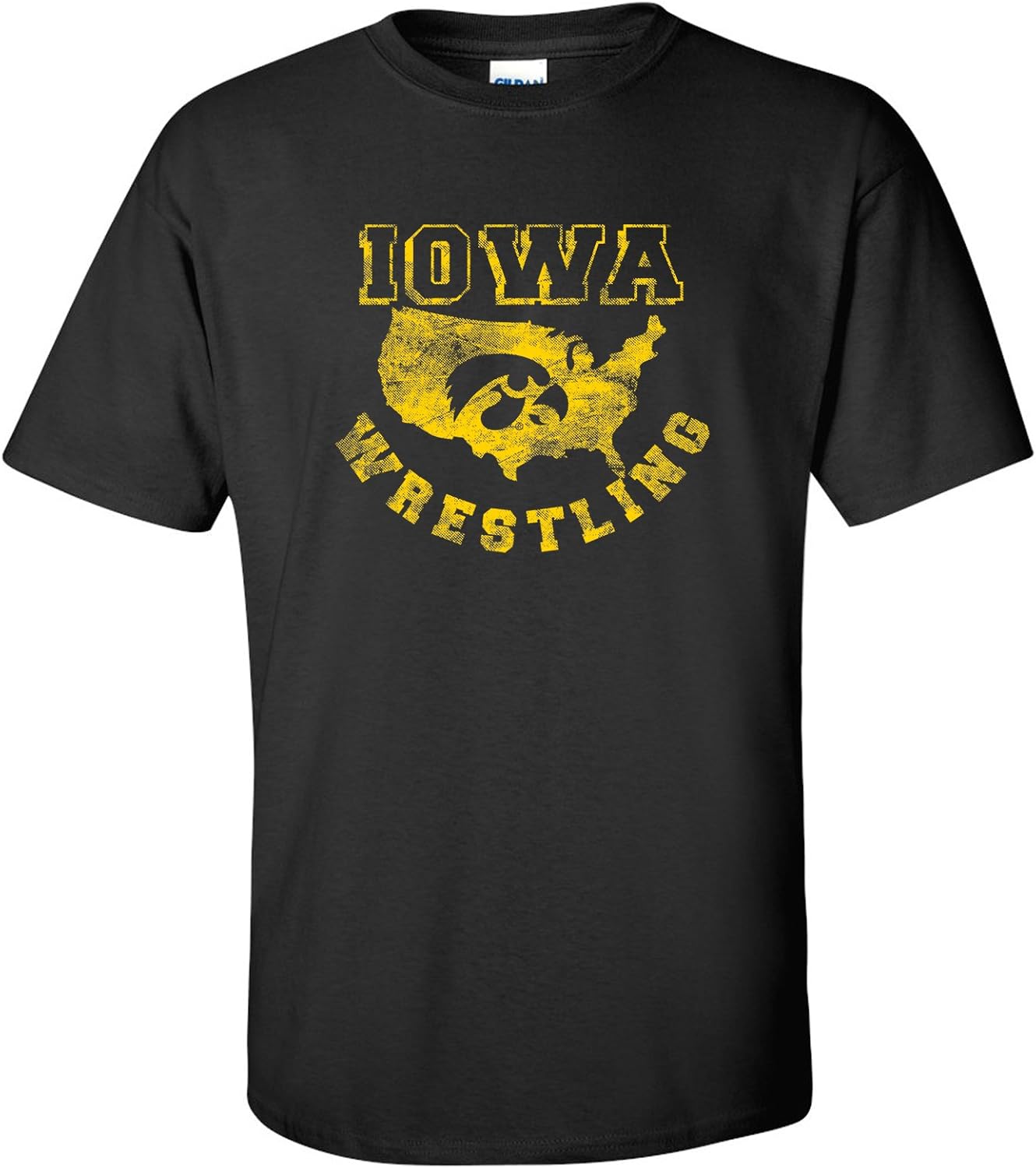 

Iowa America Wrestling, Hawkeyes, University of Iowa T-Shirt S разноцветный