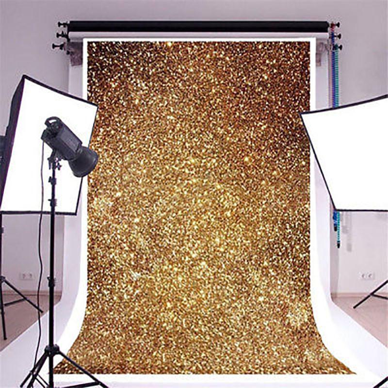 Studio Golden Glitter Photography Backdrop Prop Tools For Wedding Christmas