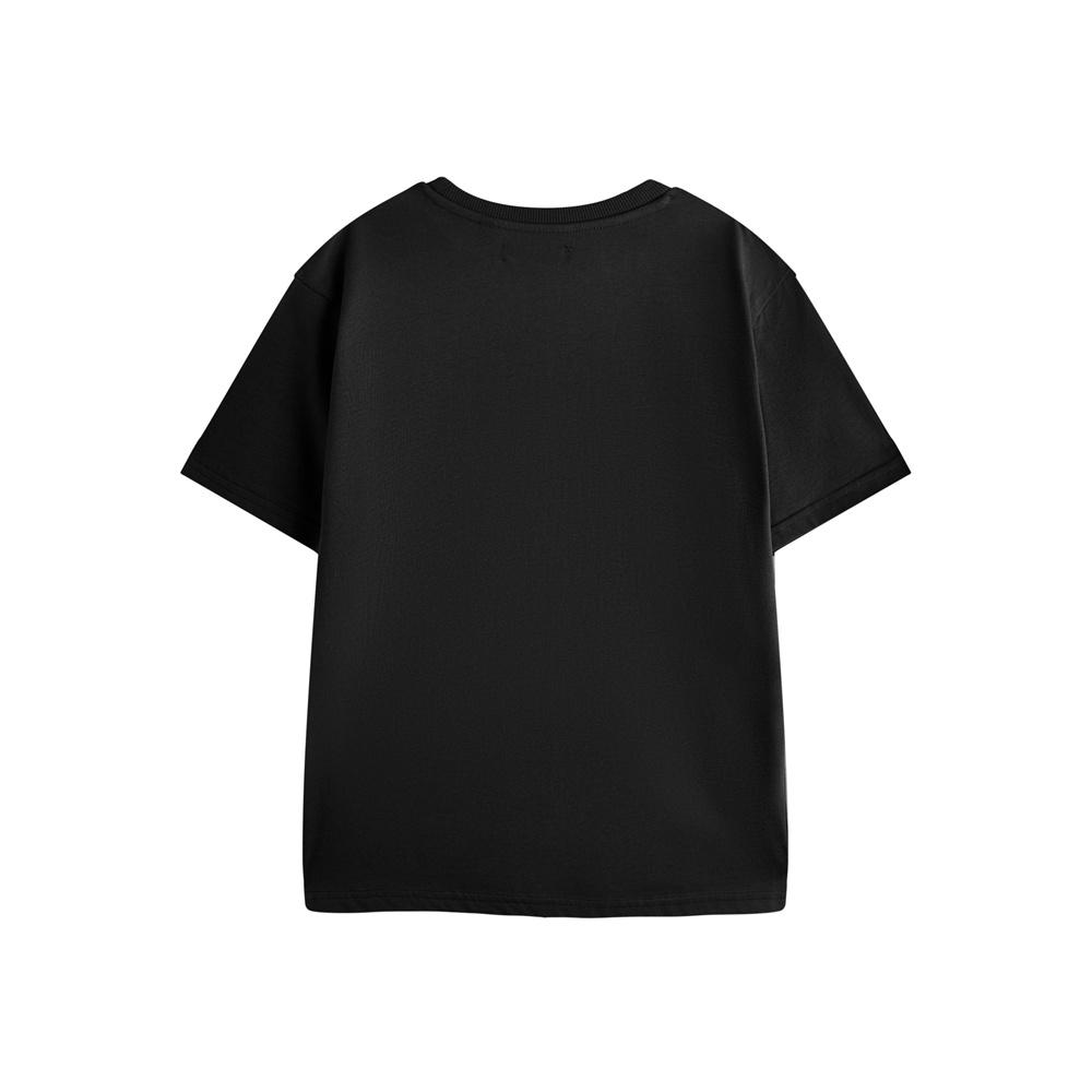 Stranger Things Demogorgon Black Short Sleeved T-Shirt | Unisex Kids Graphic Tee with Classic Crew Neck | Ideal for Casual Wear