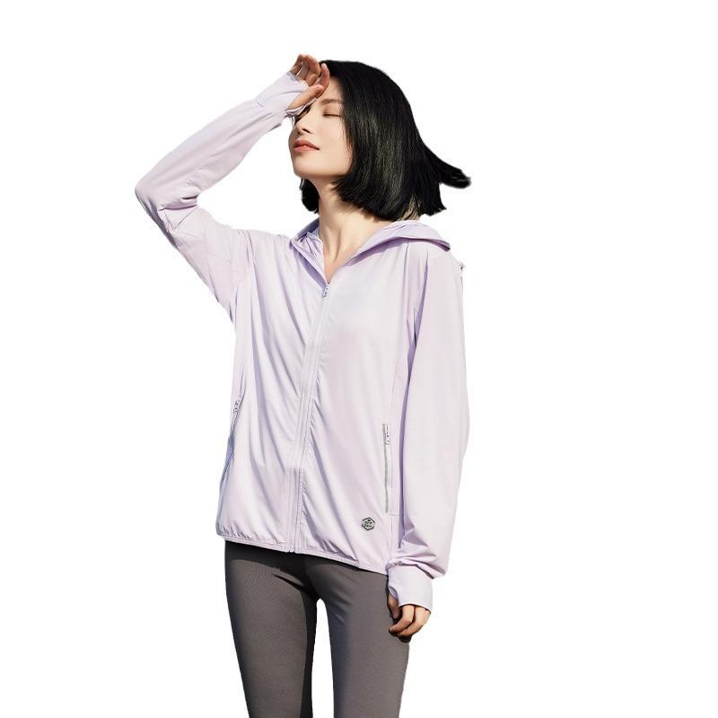 Original yarn sunscreen clothing Ice silk breathable women's summer sunscreen clothing Outdoor large brim UV protection upf50 + skin clothing