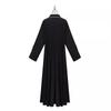 2024 Elegant Middle East Muslim Color Block Long Dress & Cardigan