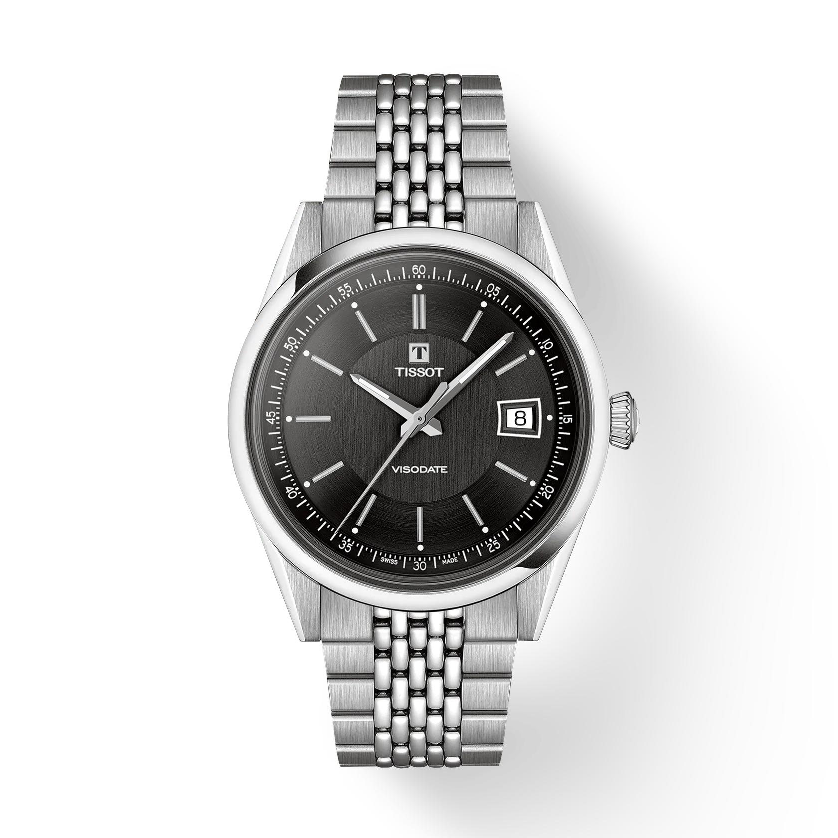 Tissot Stainless Steel black Dial Men s Fashion Watch T157.407.11.051.00 чёрный