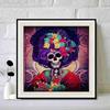New Arrival 5D DIY Full Circle Diamond Painting "Skeleton Woman" Embroidery Cross Stitch Home Decor Gift