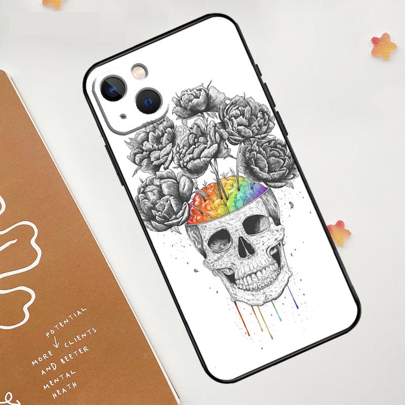 Anatomy Brain Case For iPhone 17 Pro Max 17 Air 16 15 14 13 12 11 Pro Max Plus Mini 16e Funda Cover